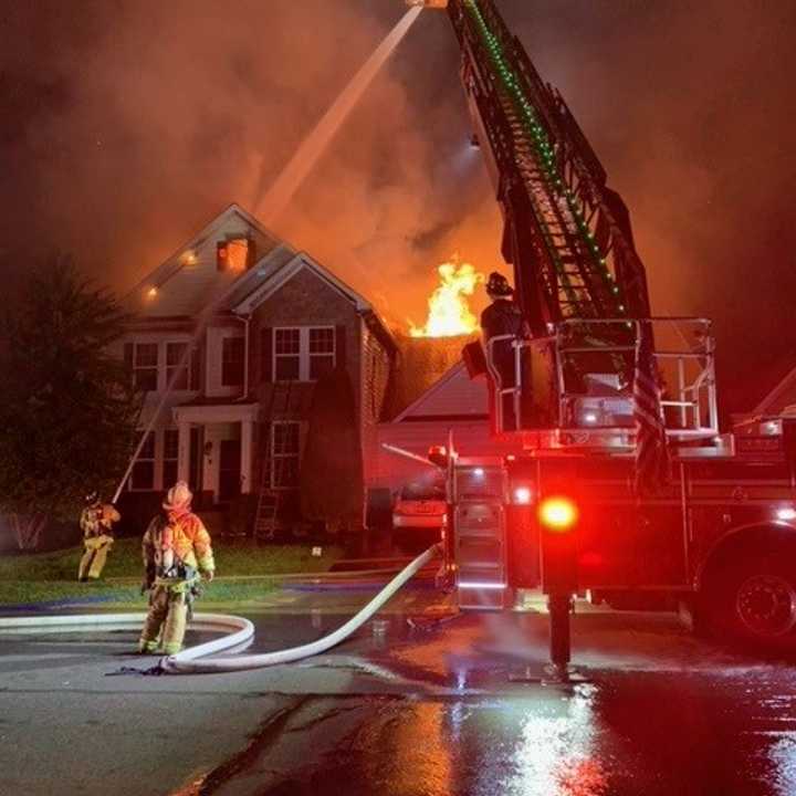 Saturday's fire in Ashburn.