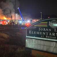 Fire Tears Through Vacant Montgomery County Elementary School Under Construction