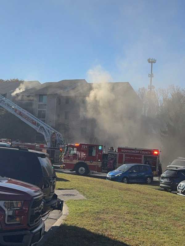 Several Residents Rescued From Two-Alarm Apartment Fire In Aspen Hill (VIDEO)