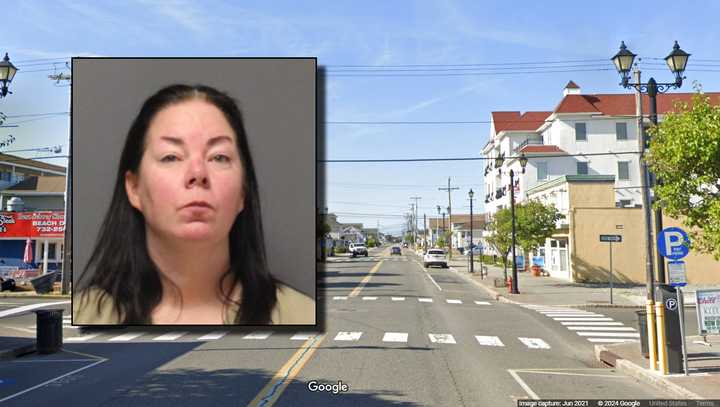 Genell Mcinaw, 50, of Seaside Park, NJ, was accused of a hit-and-run crash in Seaside Heights, NJ, on September 23, 2024.