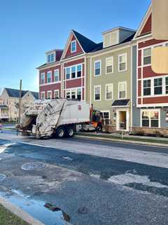 Trash Truck Causes Minor Damage After Crashing Into Baltimore County Home