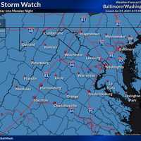 <p>The Winter Storm Watch will be in effect through Monday.</p>