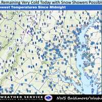 Arctic Blast Hits DMV: Wind Chills Below Zero Expected to Freeze Region