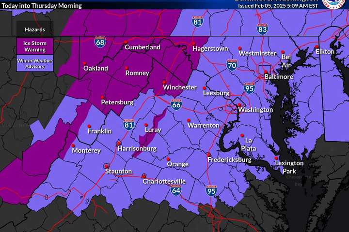 Icy Nightmare: Virginia Drivers Warned As Snowstorm Set To Cripple Roads