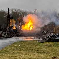 Tesla Battery Ignites In 'Thermal Runaway' Fire At Montgomery County Demolition Site