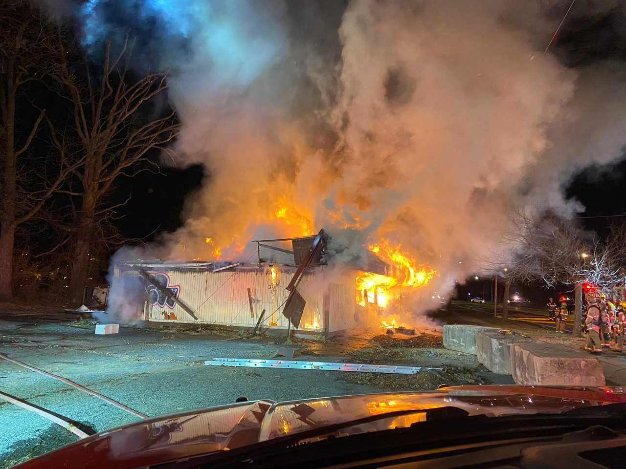 Blaze Destroys Abandoned Maryland Liquor Store Possibly Used By ...