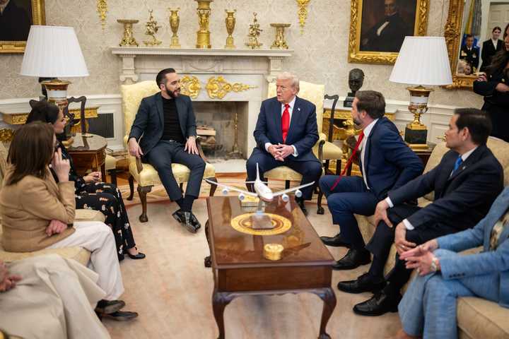 Presidente Nayib Bukele and President Donald Trump 