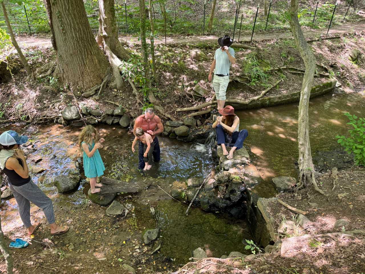 RFK Jr. Posts Pics Of Family In Rock Creek, Where Swimming Is Banned