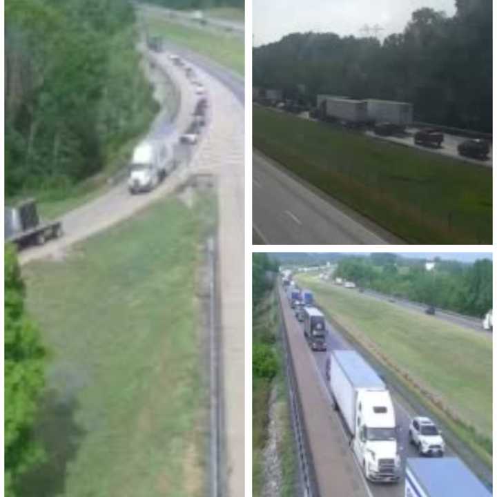 The traffic delays on Interstate 81 after the fatal triple tractor-trailer Crash in Lebanon.