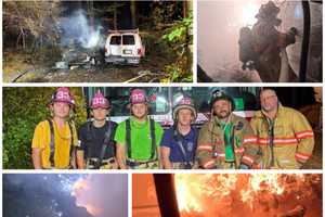 Fire Engulfs RV, Van In Central PA: Officials (PHOTOS)