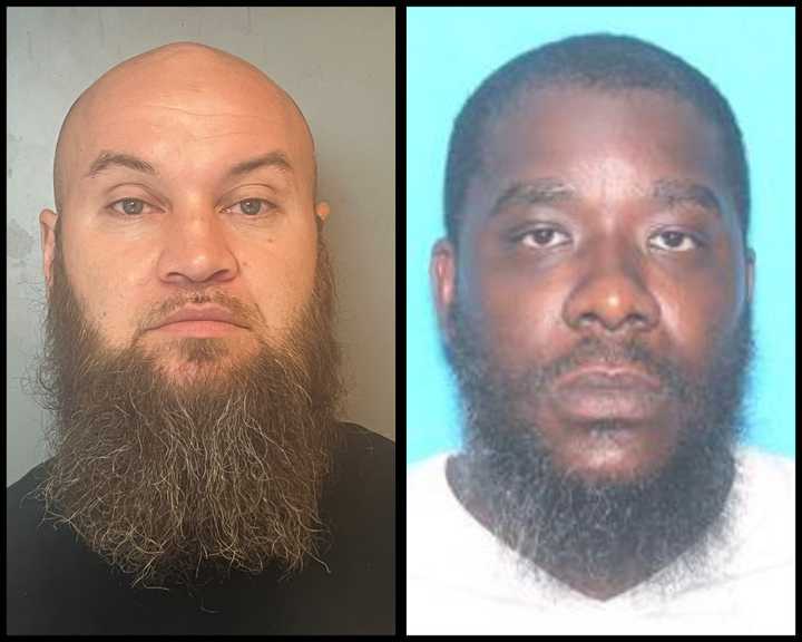 Charles Fulforth (left) who has been arrested, and Kelvin Roberts (right) who is wanted for a deadly home invasion in Lower Merion.