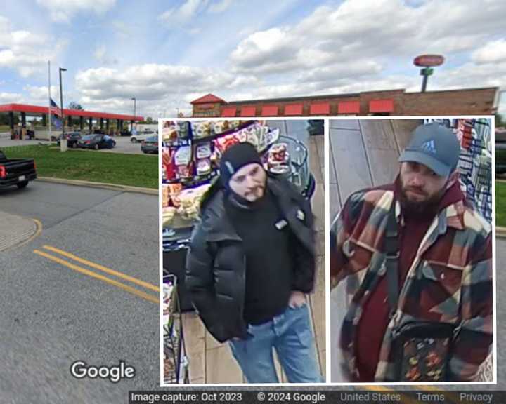 The suspects who allegedly used an ATM card skimmer at the Sheetz (pictured) in Conewago Township 