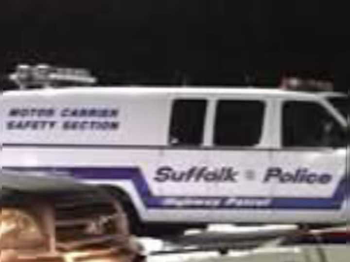 A Suffolk County Police vehicle&nbsp;