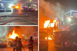 Tow Truck Blaze, Fire Inside Office Deemed 'Suspicious' At Avi’s Auto In Hewlett: Police