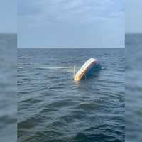 Two Men Rescued After Sailboat Capsizes In Great South Bay Near East Islip (PHOTO)