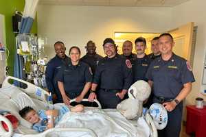 Maryland Firefighters Bring Smiles To Boy, 5, Recovering From Life-Altering Mower Accident