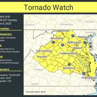 Tornado, Hail Possible As Severe Storms Hit Maryland, Virginia