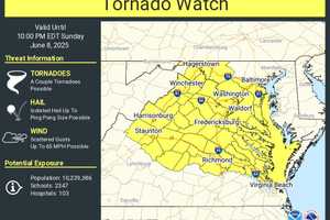 Tornado, Hail Possible As Severe Storms Hit Maryland, Virginia