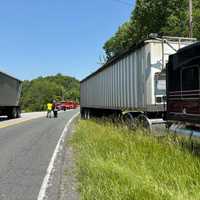 Tractor-Trailer Crash Kills One, Seriously Injures Another Near Virginia Border (DEVELOPING)