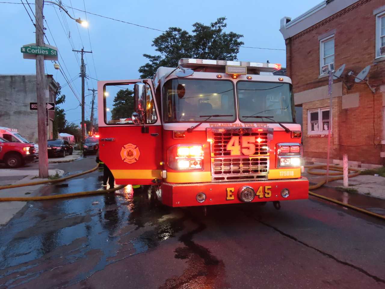 The Philadelphia Fire Department. The Philadelphia Fire Department.