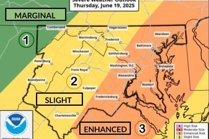 Tornado, Flood, Hail Threat As ‘Extreme Thunderstorms’ Slam Maryland, Virginia
