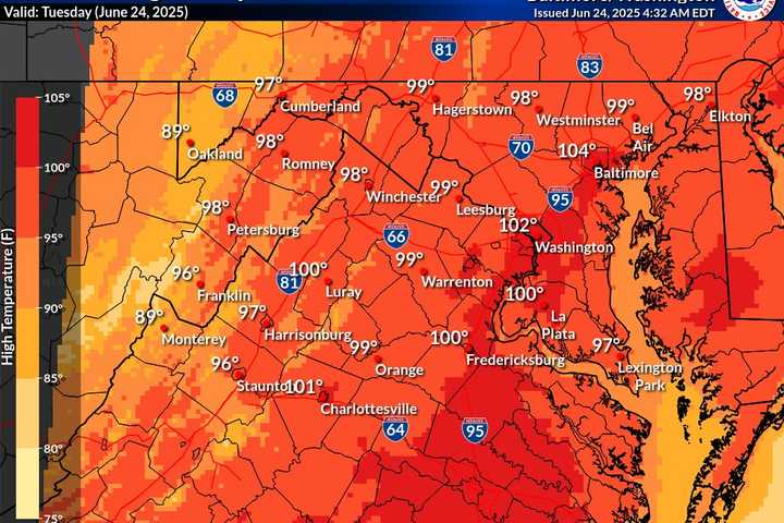 Brutal Heat Wave Scorches Maryland As Records Fall, Sends Concertgoers To Hospital