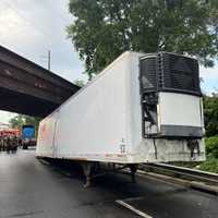 Tractor-Trailer Slams Into DC CSX Bridge, Shuts Down Stretch Of 295 (PHOTOS)