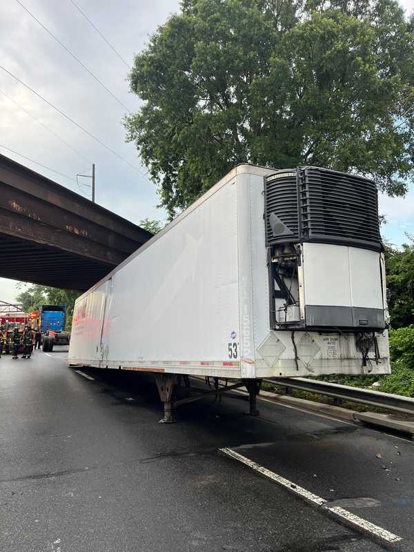 Tractor-Trailer Slams Into DC CSX Bridge, Shuts Down Stretch Of 295 (PHOTOS)
