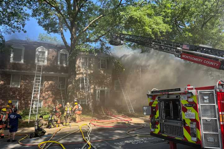 $1M Fire Rips Through Montgomery County Apartment Building, Displaces Six Families: Officials