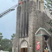 Firefighters Battle Blaze At Historic Maryland Church Amid Heat Wave (PHOTOS)