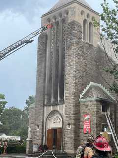 Fire Breaks Out At St. Rita Catholic Church In Dundalk, Officials Say (PHOTOS)