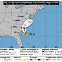 Tropical Storm Chantal Named Off Atlantic Coast: Here's New Projected Path