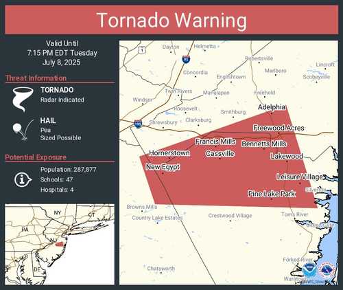 Tornado Warning Issued For Ocean - GvXpwVlXMAAV1t0