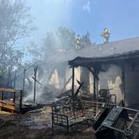 <p>The Springfield fire in Virginia.</p>
