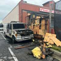 Arsonist Torches Trucks, Damages Maryland Shopping Center In Early Morning Fire, Officials Say