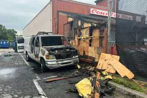 Arsonist Torches Trucks, Damages Maryland Shopping Center In Early Morning Fire, Officials Say