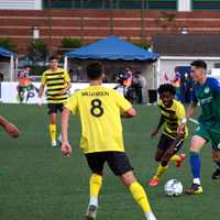 <p>Hartford Athletic hosting the Pittsburgh Riverhounds in a soccer match on May 15, 2021.</p>