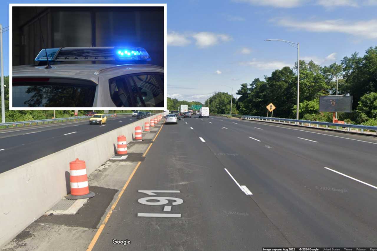 Trooper's Car Hit In Construction Zone In Connecticut | Norwich Daily Voice