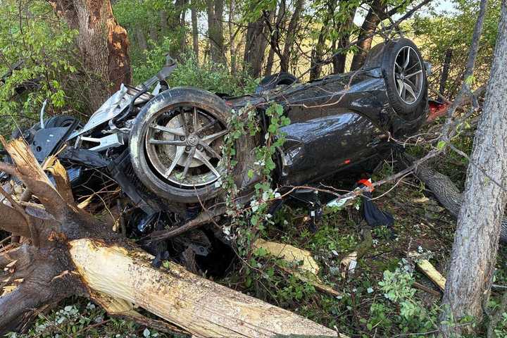 Vehicle Overturns, Catches Fire On I-81 In Cumberland County (PHOTOS)
