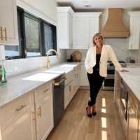 <p>Ramona Malki at the home she designed at 452 Oregon St. in Paramus.
  
</p>