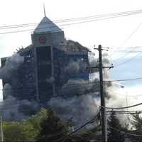 Video Shows Sheraton Crossroads Implosion