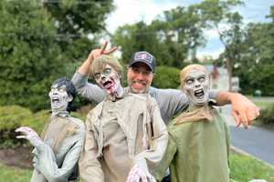 NJ Dad Who Just Wanted Trick-Or-Treaters Spends Months Setting Up Halloween Display