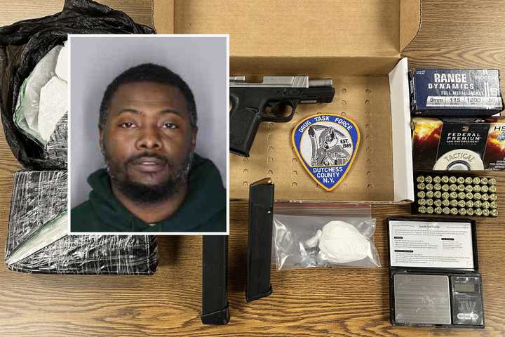 Large Stash Of Cocaine, Loaded Handgun Seized In East Fishkill Drug Raid: Police