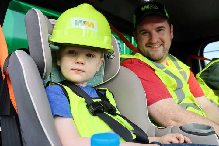 Four-year-old Alan became a garbage man for a day last weeks thanks to Make-A-Wish Massachusetts and Rhode Island.&nbsp;