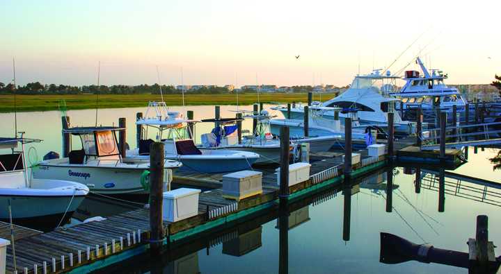 Bay Park Marina in Avalon, NJ.