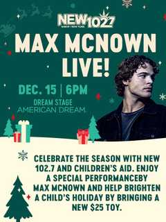 Rising Country Singer Max McNown To Perform Free Show At American Dream