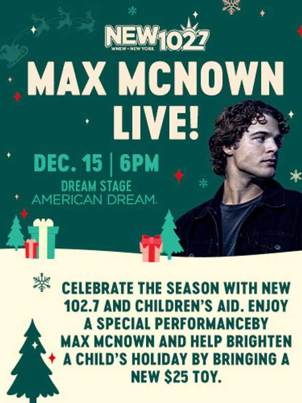 Rising Country Singer Max McNown To Perform Free Show At American Dream
