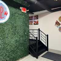 <p>The downstairs area of Parathas &amp; Platters, which opened on Main Street in Hackensack.
  
</p>