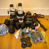 <p>Garrison's gear for covering Paris 2024 as a Getty Images photographer.</p>