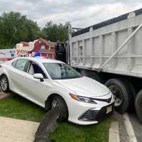 Friday The 13th Chaos: Dump Truck Crash, Car Into Gym Rock Paramus Morning (PHOTOS)